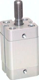 Kompaktzylinder, doppeltwir-kend, Kolben 40mm, Hub 10mm