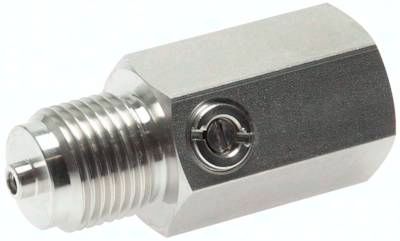 Manometer-Stoßminderer G 1/2", 250 bar Messing