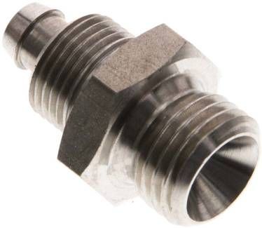 Gerades Gewindestück G 1/4"-8 x 6mm, 1.4571 ohne Mutter