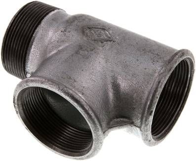 LE-Einschraubstück Rp 2"(IG)-R 2"(AG), 25 bar Temperguss verzinkt