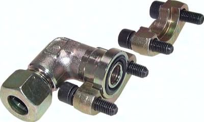 Winkel-Flanschverschraubung, 1 1/4"-SAE 6000 PSI, 38 S