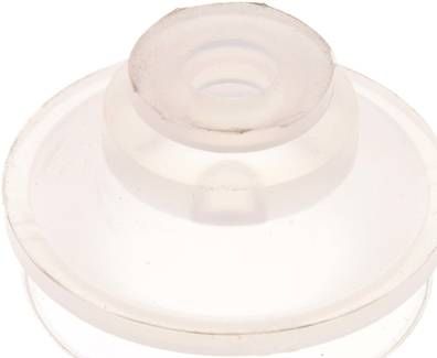 Balgsauger, 1,5-fach, P-Serie, 52x12mm, Silikon (transparent)