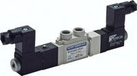 5/3-Wege Magnetventil, G 1/8", belüftet, 12 V=