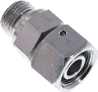 Einstellb. Schneidringverschr. 16 S-G 1/2", Stahl verzinkt