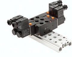 Mehrfachanschlussplatte (8-fach) für 5/2- und 5/3-Wege Ventile