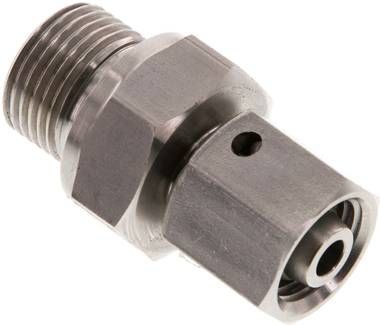 Einstellb. Schneidringverschr. 8 L-G 3/8", 1.4571