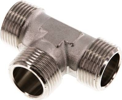 T-Stück R 1" (AG), Messing vernickelt