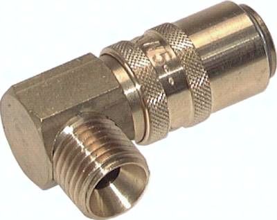 90°-Temperierkupplungsdose 9mm Zapfen,M 14 x 1,5(AG)