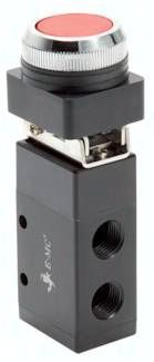 3/2-Wege Drucktaster G 1/4" rot