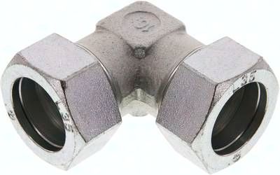 Winkel-Schneidringverschrau-bung 35 L, Stahl verzinkt