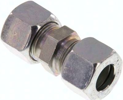 Gerade Schneidringverschrau-bung 12 L, Stahl verzinkt