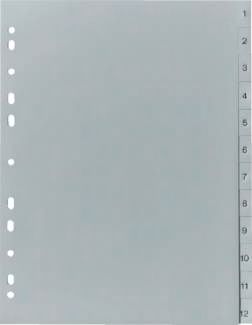 HERLITZ Kunststoffregister 1 - 12 (12 Blatt)
