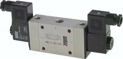 3/2-Wege Magnetimpulsventil mit Fremdluftanschluss, G 1/8"