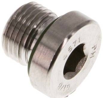 HD-Verschlussstopfen Innenskt. G 1/8", 1.4571