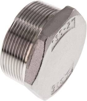 Verschlussstopfen Außenskt. R 2", 16 bar 1.4408