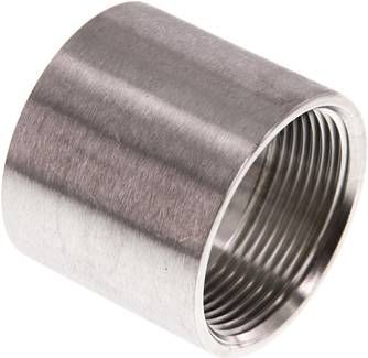 Rundmuffe NPT 1 1/2"-NPT 1 1/2", 16 bar 1.4408