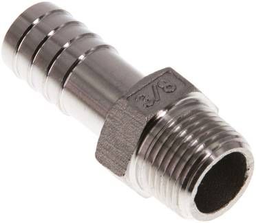 Gewindetülle R 3/8"-13mm, 16 bar 1.4408
