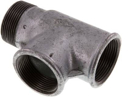 LE-Einschraubstück Rp 1 1/2"(IG)-R 1 1/2"(AG), 25 bar Temperguss verzinkt