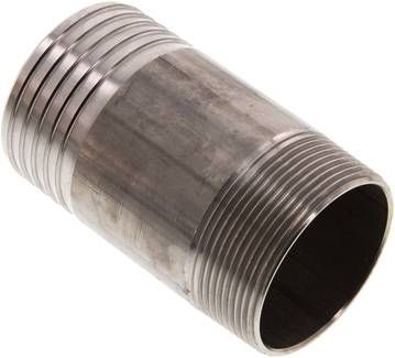 Gewindetülle ohne Bund R 2"-60mm, 1.4571