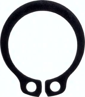 Sicherungsring A, DIN 471, 12mm, Federstahl phosphatiert