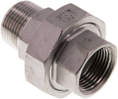 Verschraubung kon. dichtend, NPT 3/4"/NPT 3/4" (IG/AG)