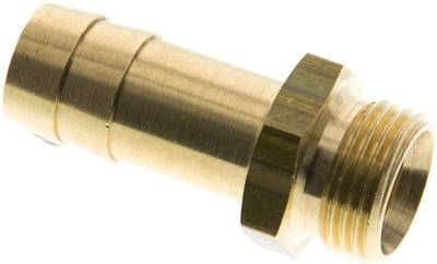 Gewindetülle G 3/8"-13mm, 16 bar Messing