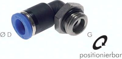 Winkel-Steckanschluss M 3-4mm, IQS-Standard