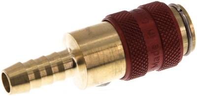 Kupplungsdose (NW5) 6mm Schlauch, Messing