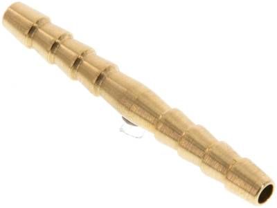 Schlauchverbindungsrohr 5mm, Messing, Eco-Line