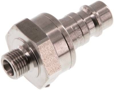 Kupplungsstecker (NW7,2) G 1/8"(AG), Edelstahl