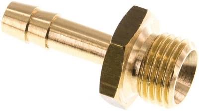 Gewindetülle G 1/4"-6mm, 16 bar Messing