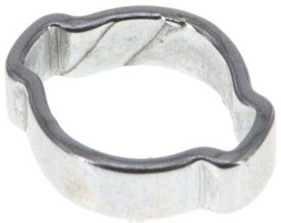 2-Ohr-Schlauchschelle 7 - 9mm, Stahl verzinkt (W1)
