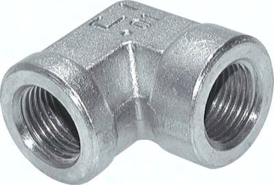 Hochdruck-90°-Winkel G 1/8" (IG), Stahl verzinkt