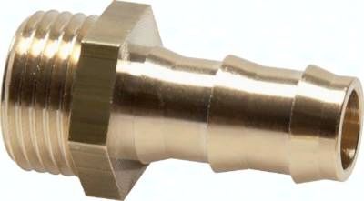 Steckanschluss G 1/4" AG, Messing, 6,4mm GSP-Schlauch