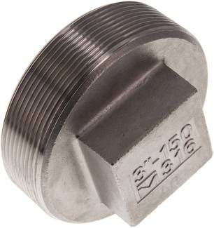 Verschlussstopfen Außenvkt. R 3", 16 bar 1.4408