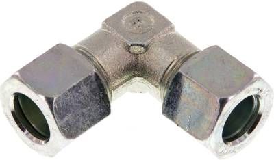 Winkel-Schneidringverschrau-bung 10 LL, Stahl verzinkt