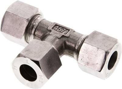 T-Schneidringverschraubung 14 S, 1.4571