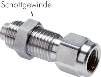 Manometeranschluss M 16 x 2 (AG) - NPT 1/4" (IG), Stahl verzinkt