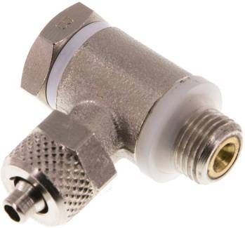 Drosselrückschlagventil G 1/8"-6 x 4mm, abluftregelnd (B)