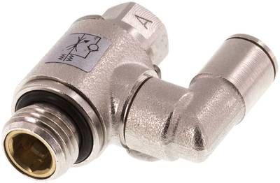 Drosselrückschlagventil G 1/4"-6mm, zuluftregelnd (Sonderausführung)