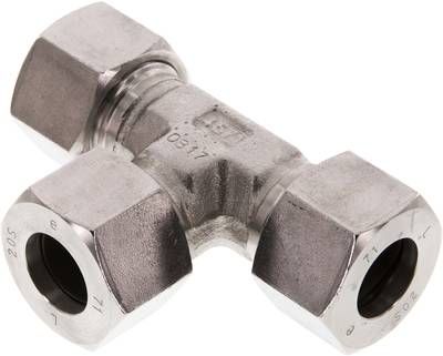 T-Schneidringverschraubung 20 S, 1.4571