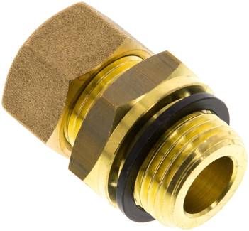 Gerade Klemmringverschraubung G 1/2"-14mm, Messing