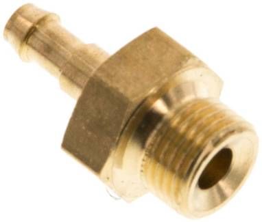 Gerader Steckanschluss G 1/8"-4mm innen, Messing