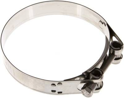 25mm Gelenkbolzenschelle, 121 - 130mm, 1.4301 (W4)