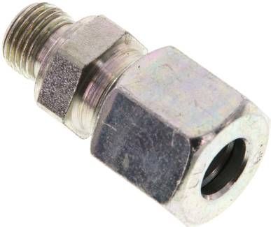 Gerade Schneidringverschr. 8 L-G 1/8", Stahl verzinkt