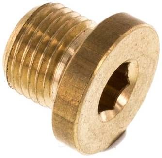 Verschlussstopfen Innenskt. G 1/8", 16 biar Messing