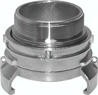 Guillemin-Kupplung mit Verrie-gelung, G 2 1/2" (AG), 1.4401