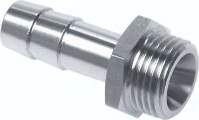 Gewindetülle G 1/4"-8mm, 40 bar 1.4571