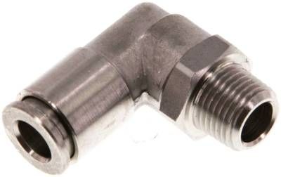 Winkel-Steckanschluss, pos. R 1/8"-6mm, IQS-Edelstahl