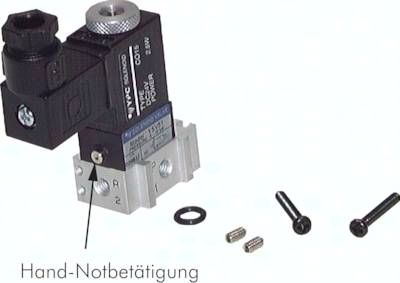 3/2-Wege Magnetventil, M 5, offen (NO), 12 V=